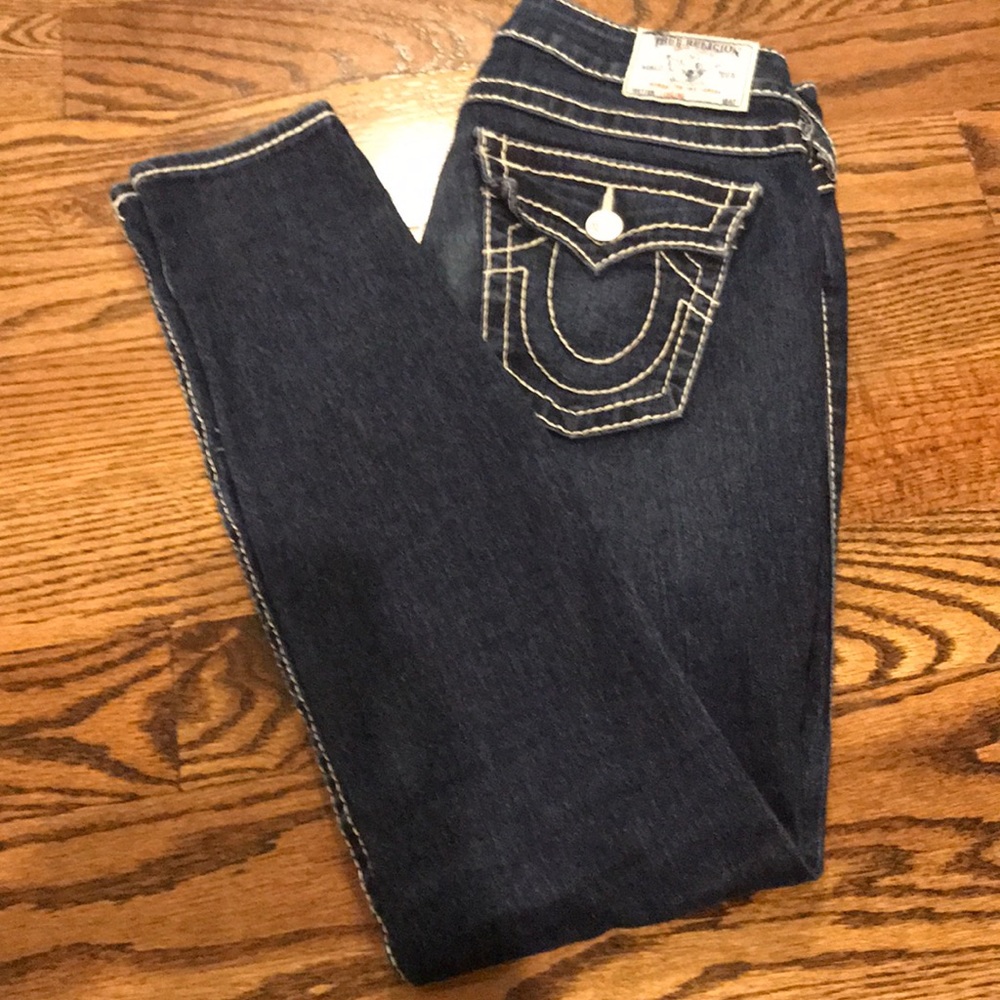 True Religion Skinny blue jeans